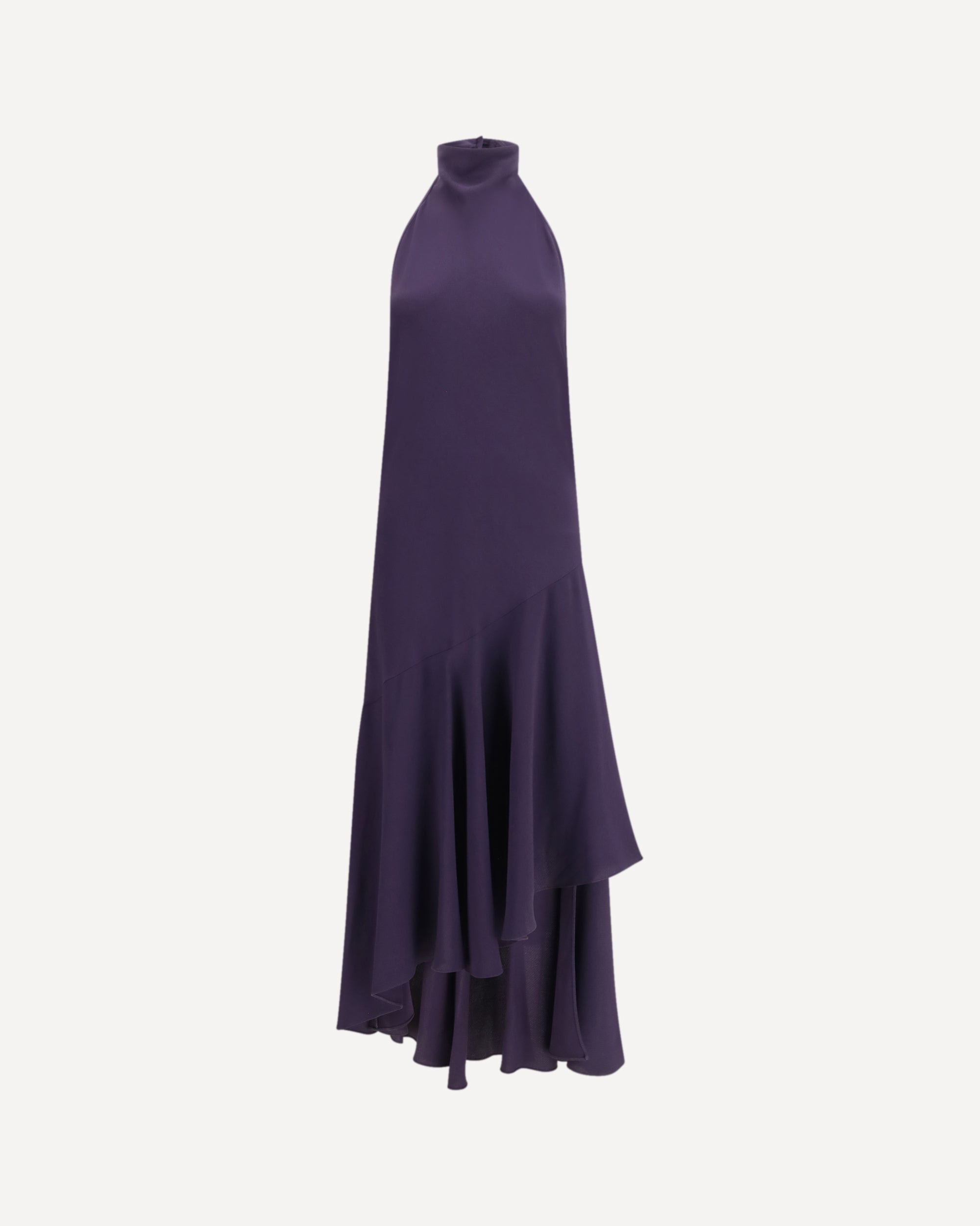 Asym long viscose Dress