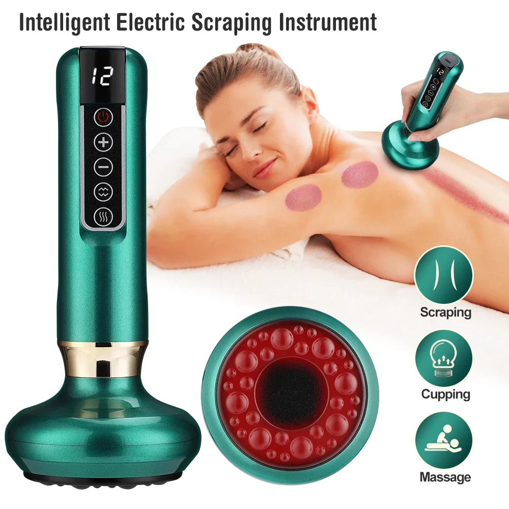 Electric Cupping Device Smart Vacuum Therapy & Muscle Relief Tool