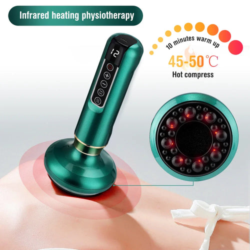 Electric Cupping Device Smart Vacuum Therapy & Muscle Relief Tool